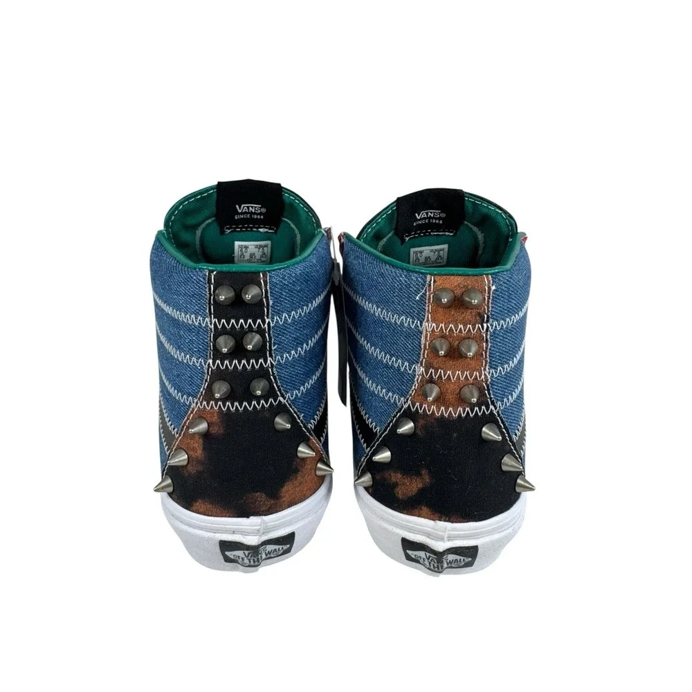 Vans Sk8 Tartan‎ Daze Hi Studded Skateboarding Shoes Womens Size 7.5 No Box